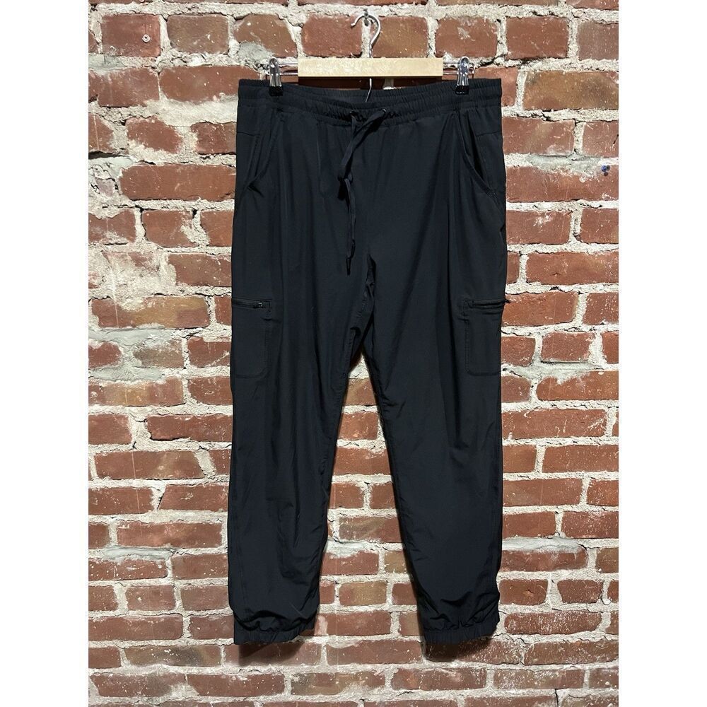 Eddie Bauer Womens Black Outdoor Lined Jogger Pants Size 14